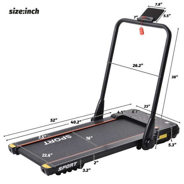 Foldable electric sale running machine
