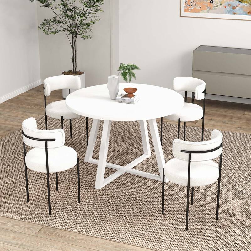 Durban 5-Piece Round Dining Set