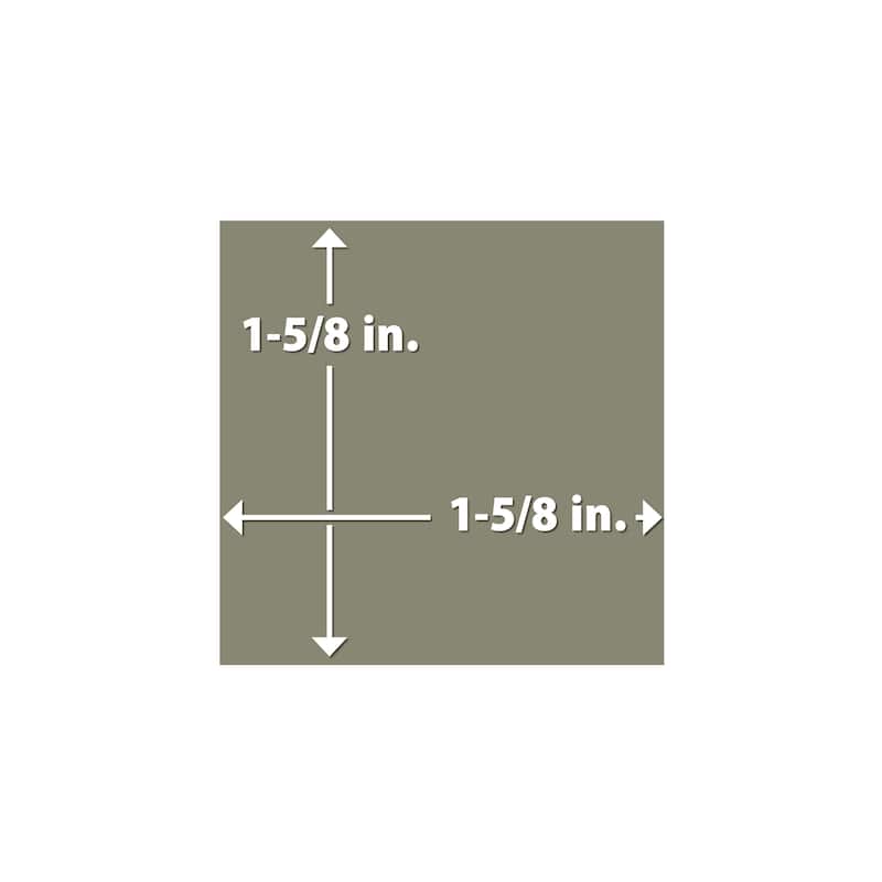 Merola Tile Vaudeville Taco Oliva 1-5/8" x 1-5/8" Porcelain Floor and Wall Tile - Case (25 Tiles)