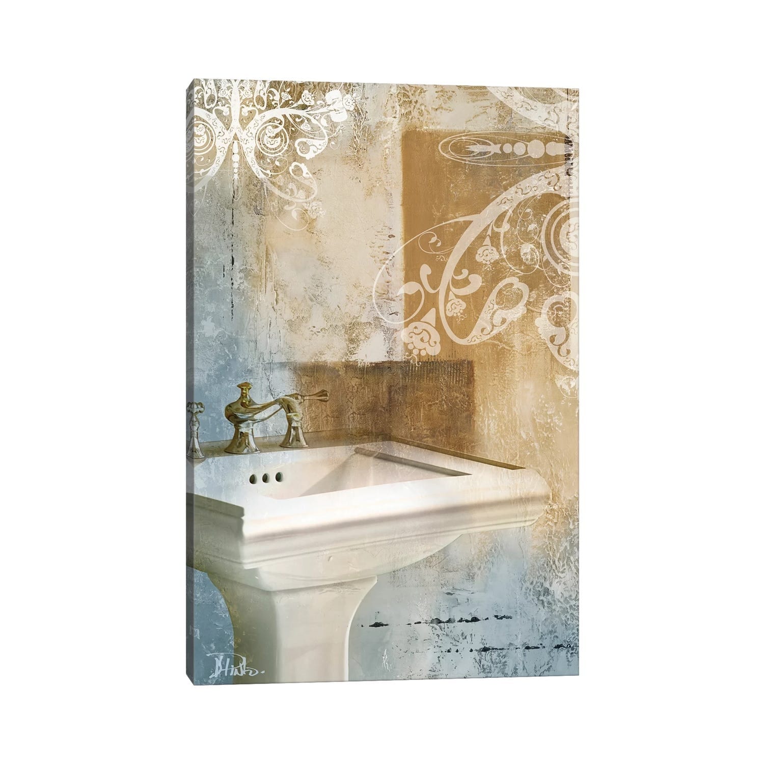 iCanvas "Bathroom & Ornaments II" by Patricia Pinto Canvas Print