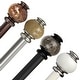 preview thumbnail 1 of 3, InStyleDesign Onyx 1 inch Diameter Adjustable Curtain Rod