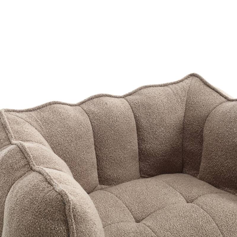 Soft Comfortable Bean Bag Chair with Footstool for living room and bedroom