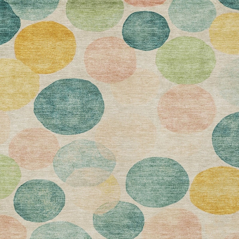 HomeRoots Geometric Transitional Rectangle Outdoor Rug
