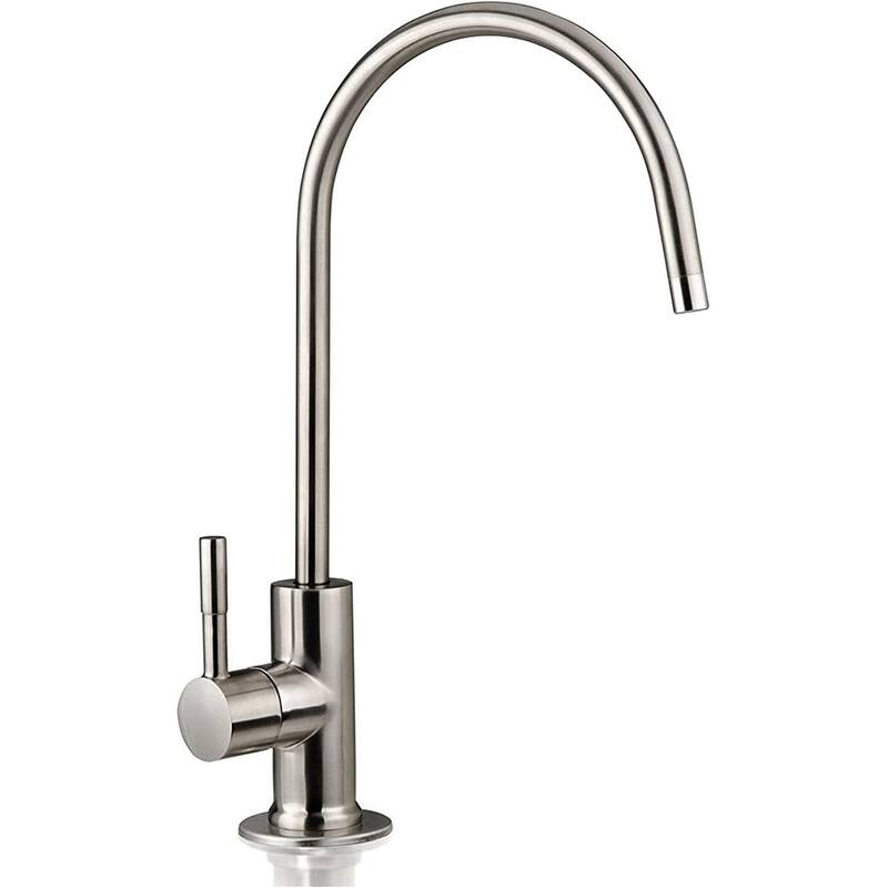 Dyconn Faucet Drinking Water Faucet for RO Filtration System Single 1/4 Connector No Air Gap