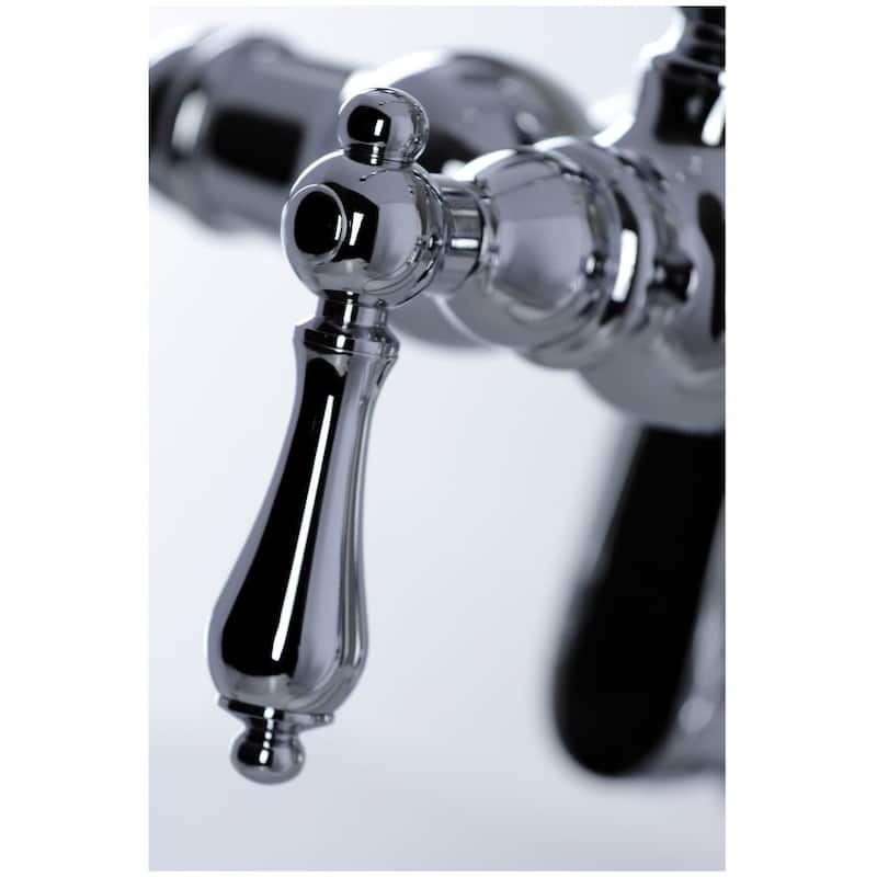 Kingston Brass Vintage Deck Mounted Clawfoot Tub Filler with Built-In