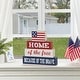 preview thumbnail 12 of 14, Glitzhome Patriotic/July 4th Free Standing Block Table Decor