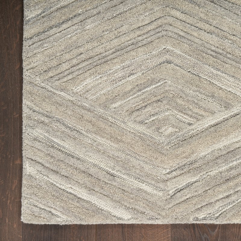 Nourison Graceful Indoor only Geometric Wool Area Rug