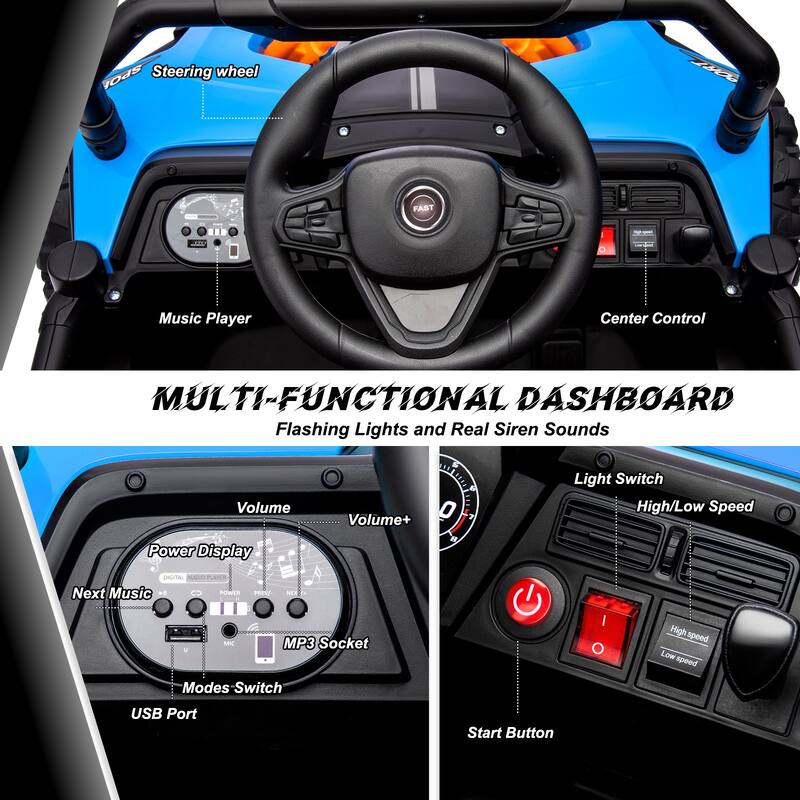 12V 7AH Kids Electric UTV with Remote Control
