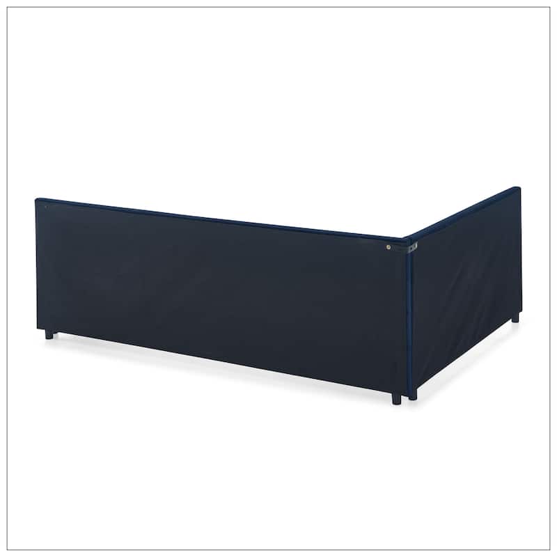 Queen Size Upholstered Tufted Bed Frame for Bedroom