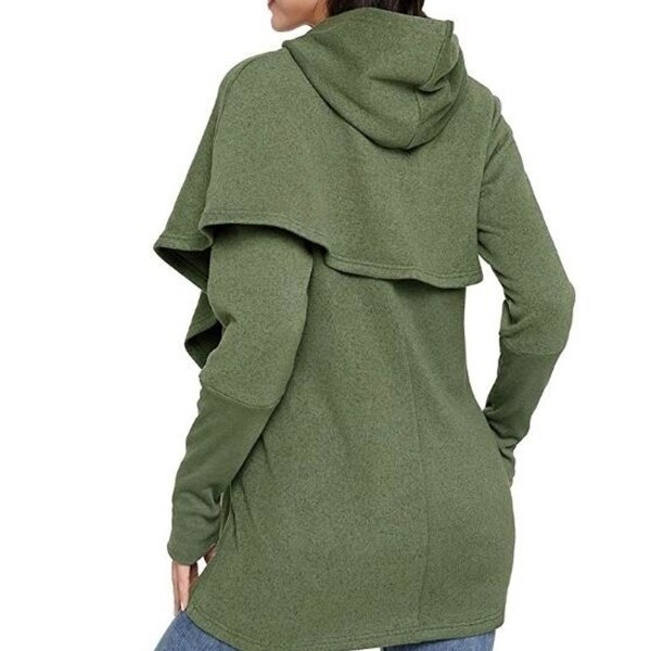 wrap hoodie sweatshirt