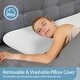 preview thumbnail 12 of 16, Bed Pillows Set of 2 / 1 - Memory Foam Pillow Down Alternative Bedding Gel Cooling Pillow for Back, Stomach or Side Sleepers
