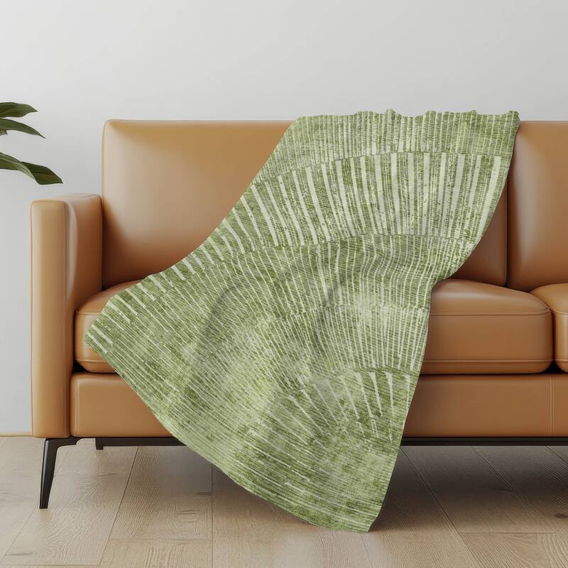 Premium Machine Washable Modern Sun Sherpa Throw Blanket