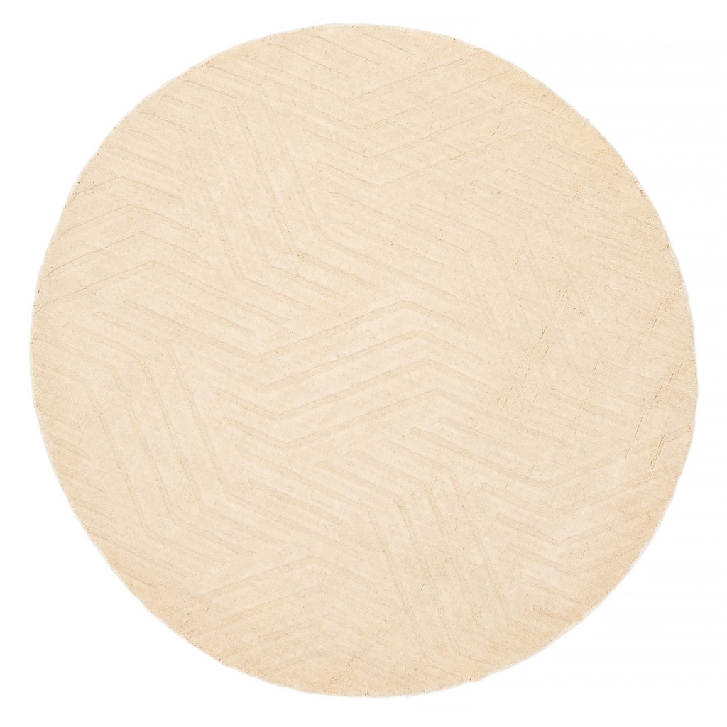 Kashkuli Gabbeh Cream Rug 4'0" x 4'0" - 4'0 x 4'0