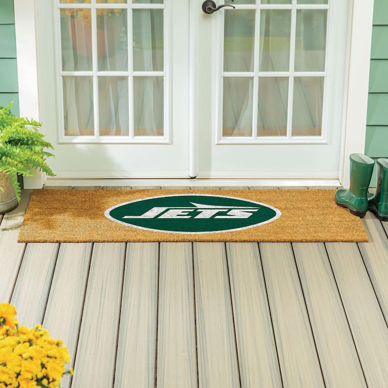 New York Jets Full Color Indoor/Outdoor Coir Mat