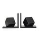 preview thumbnail 5 of 15, White, black or Green CosmoLiving by Cosmopolitan Black Marble Orb Bookends (Set of 2)