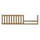 preview thumbnail 2 of 26, Evolur Convertible Crib Toddler Guard Rail Barnwood