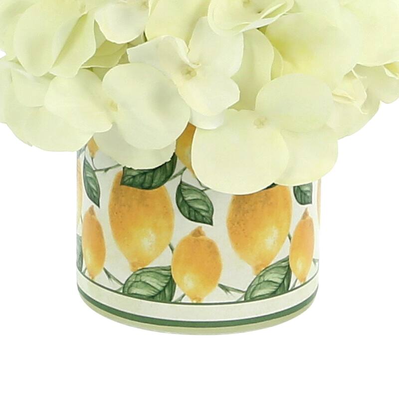 Hydrangea Arrangement in a Glass Vase