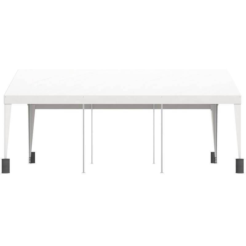 Heavy Duty Carport 10x20ft Outdoor Canopy Shelter with Reinforced Poles - 120 x 240 x 111.6 Inch