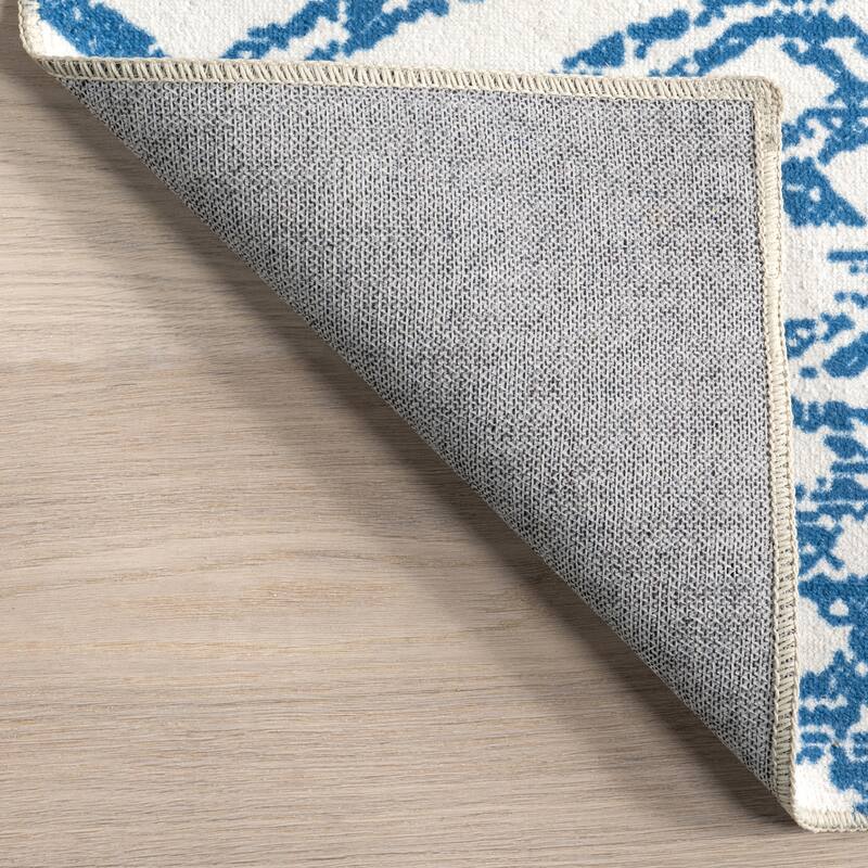 Nuloom Rosanne SpinClean Machine Washable Geometric Area Rug