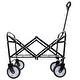 preview thumbnail 16 of 62, Foldable Wagon Cart with Strapping System, Utility Wagon Cart for Camping Shopping Sports Gardeing Fishing All-Terrain Wheels