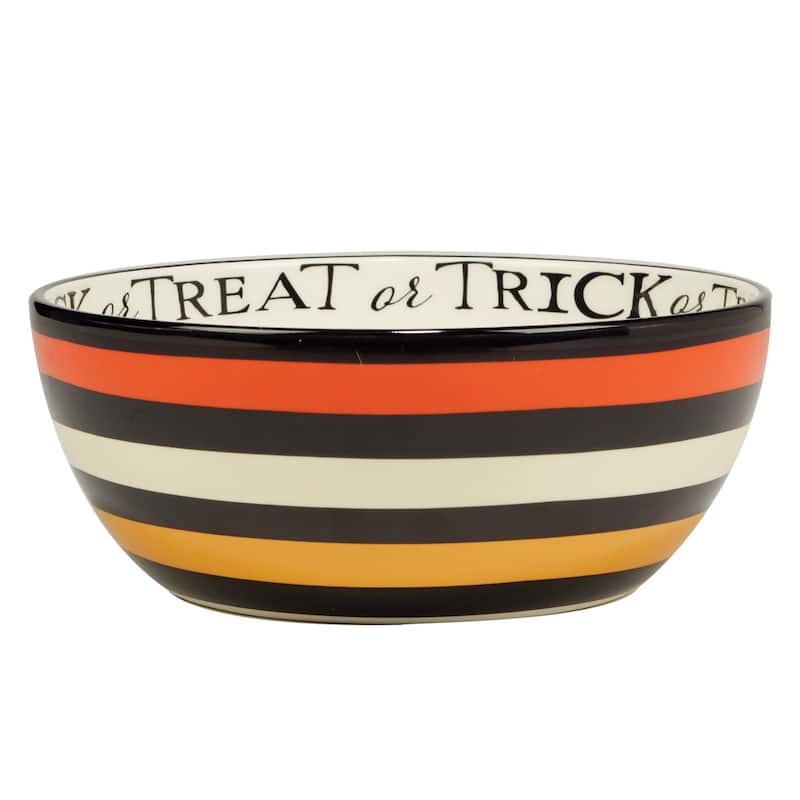 Certified International Spooky Halloween 110oz.Deep Bowl - 110 oz.