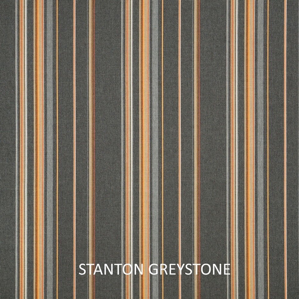 Indoor/ Outdoor 21-inch Wide Striped Chaise Lounge Cushion with Sunbrella Fabric