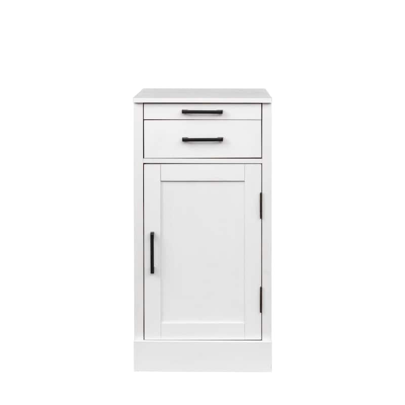 Modern Wine Bar Cabinet with Drawers and Storage Shelf for Living Room, Dining Room