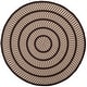 preview thumbnail 50 of 57, SAFAVIEH Handmade Braided Levina Country Rug 6' Round - Ivory/Dark Brown - Round