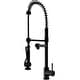 preview thumbnail 12 of 76, VIGO Zurich 27" H Single Handle Pull-Down Sprayer Kitchen Faucet Without Extras - Matte Black