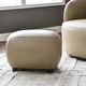 preview thumbnail 19 of 112, KINWELL 23" Wide Faux Leather Upholstered Ottoman Footrest, PU Entryway Footstool