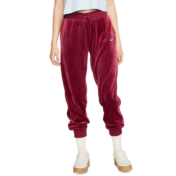 red joggers womens