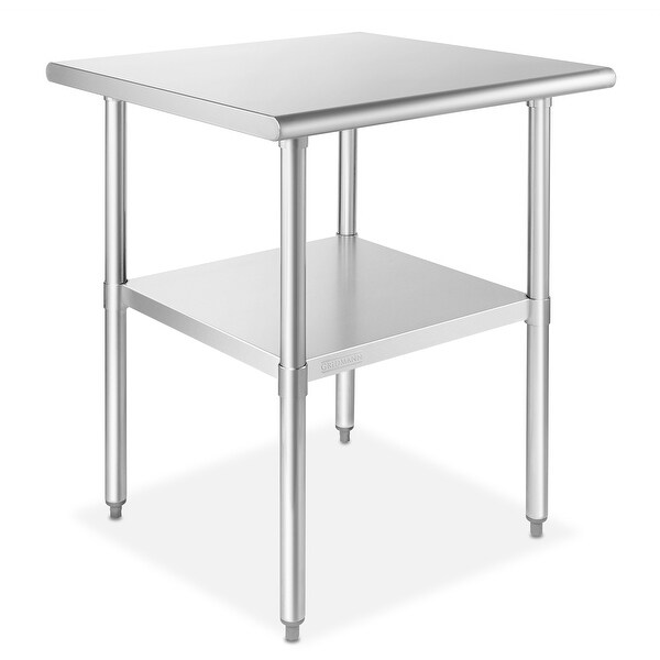 Stainless Steel Table for Prep  Work 24 x 30 Inches NSF Commercial Heavy Duty 