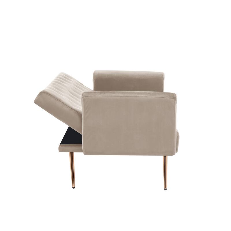 71" Convertible Double Folding Living Room Sofa Bed