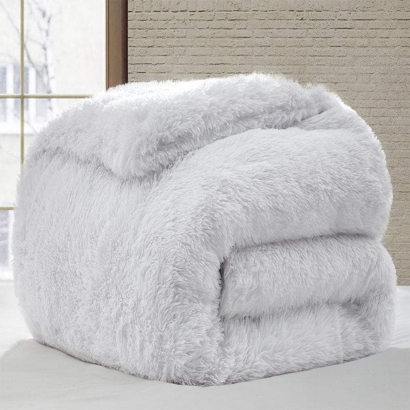 Full of Fluff - Coma Inducer® Oversized Comforter Set - White