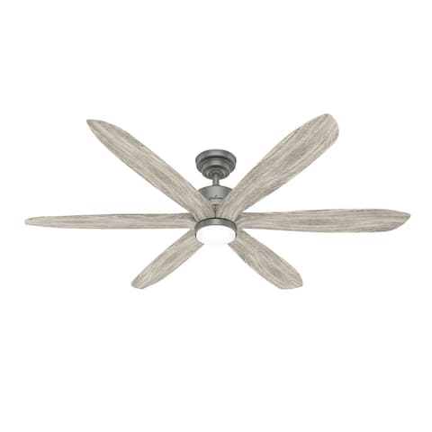 Hunter 58" Rhinebeck Ceiling Fan with LED Light and Handheld Remote