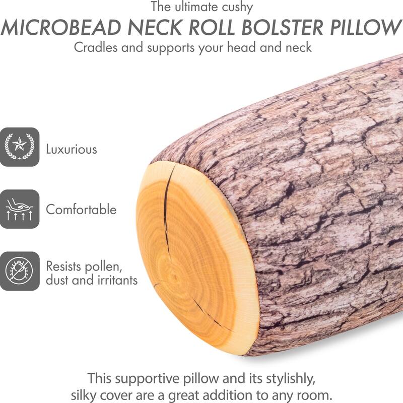 Log Cover Only - Body Pillowcase - Spandex/Nylon Blend for Silky Touch