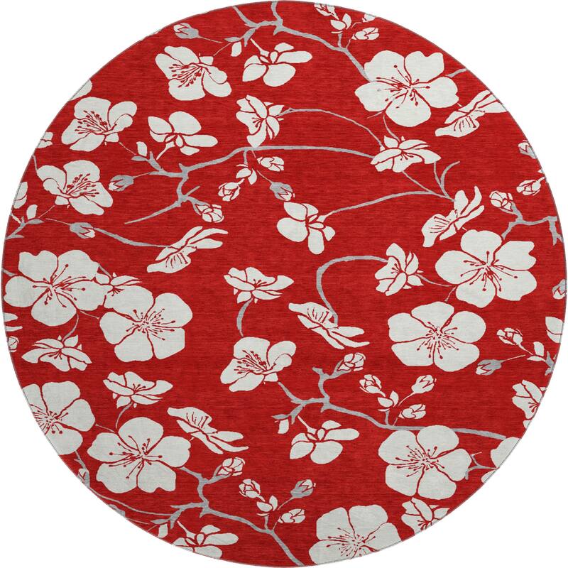 Premium Washable Super Soft Modern Floral Mayfield Rug