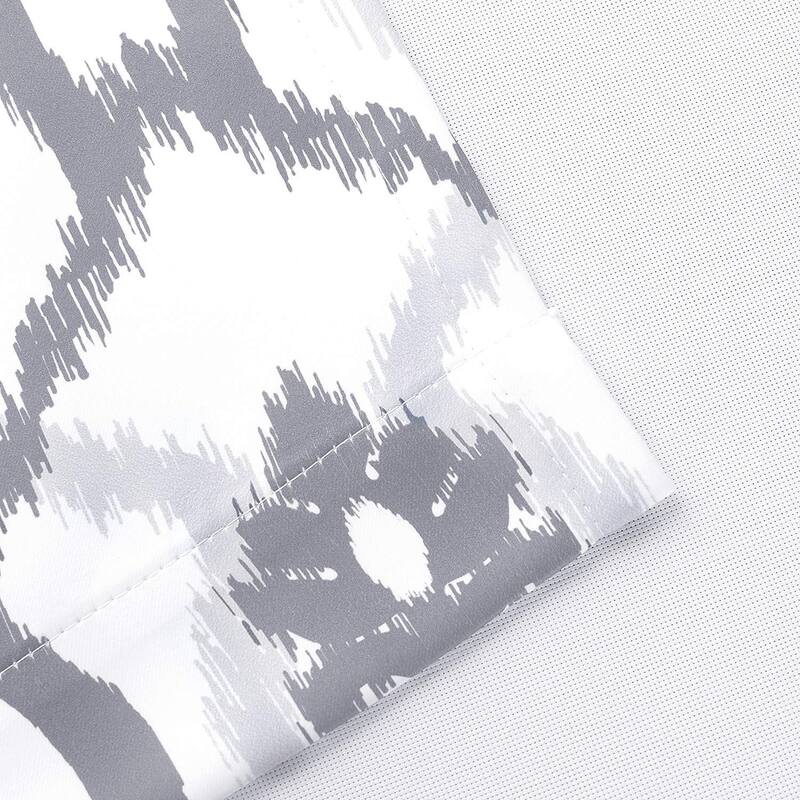 DriftAway Evelyn Ikat Floral Pattern Printed Tie-up Shade