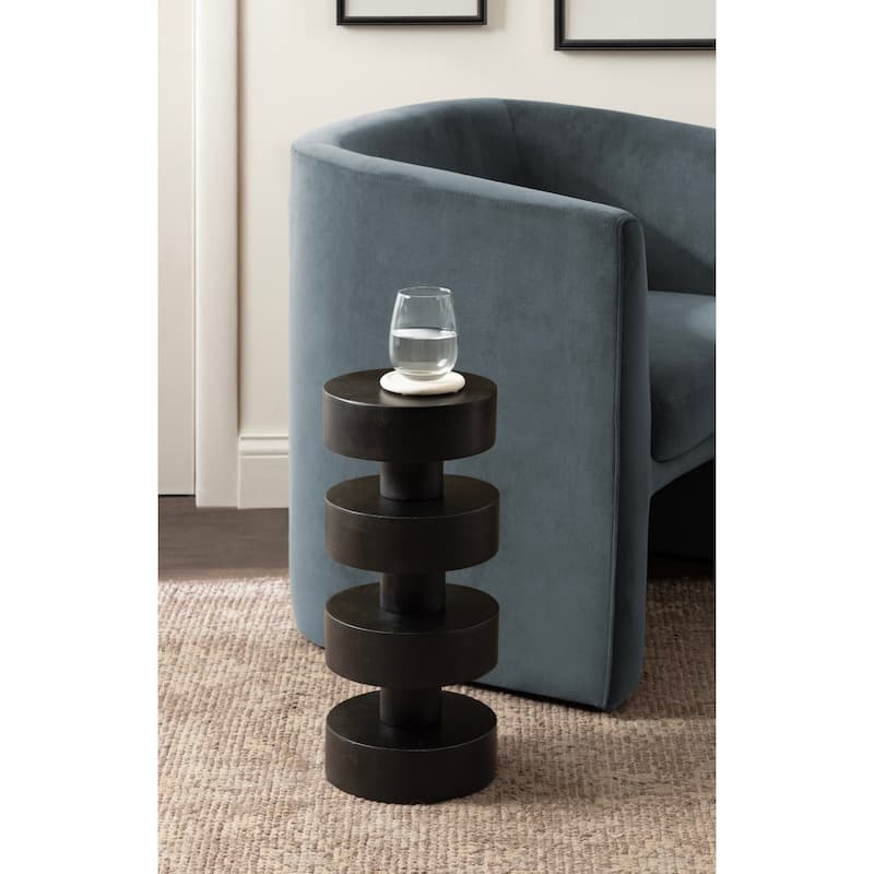 Kate and Laurel Omar Round Drink Table