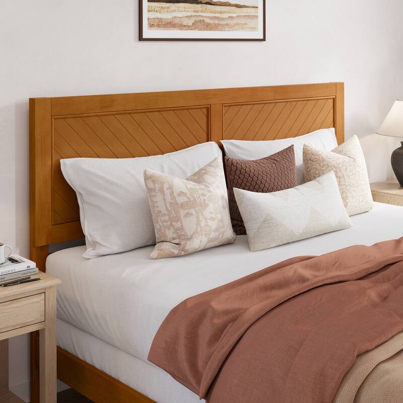 AFI Canyon Wood Headboard with Attachable Charger