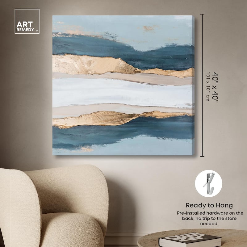 Crystalline Depths I Canvas by Art Remedy, Gallery Wrapped