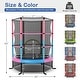 preview thumbnail 3 of 8, Gymax 55'' Trampoline for Kids Toddler Recreational Trampoline w/