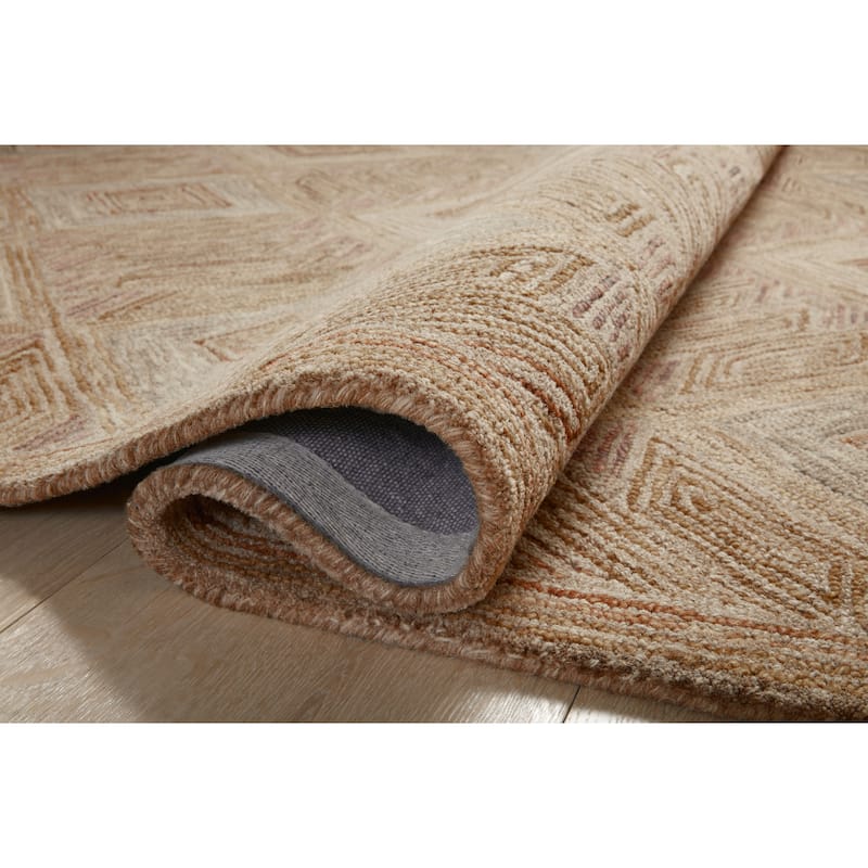 Alexander Home Palazzo Diamond 100% Wool Hand-Tufted Area Rug