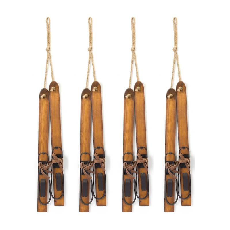 Ski Ornament (Set of 4)