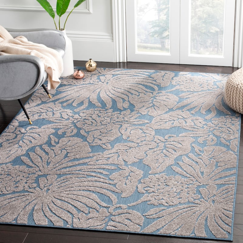 SAFAVIEH Monroe Edris Modern Indoor/ Outdoor Waterproof Rug