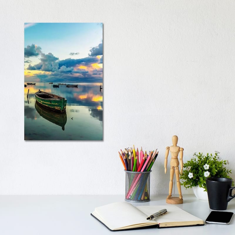 iCanvas "Aegean Sea" by Nejdet Duzen Canvas Print - 12x8x0.75