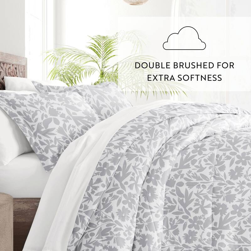 Becky Cameron Premium Abstract Garden Patterned Comforter Set