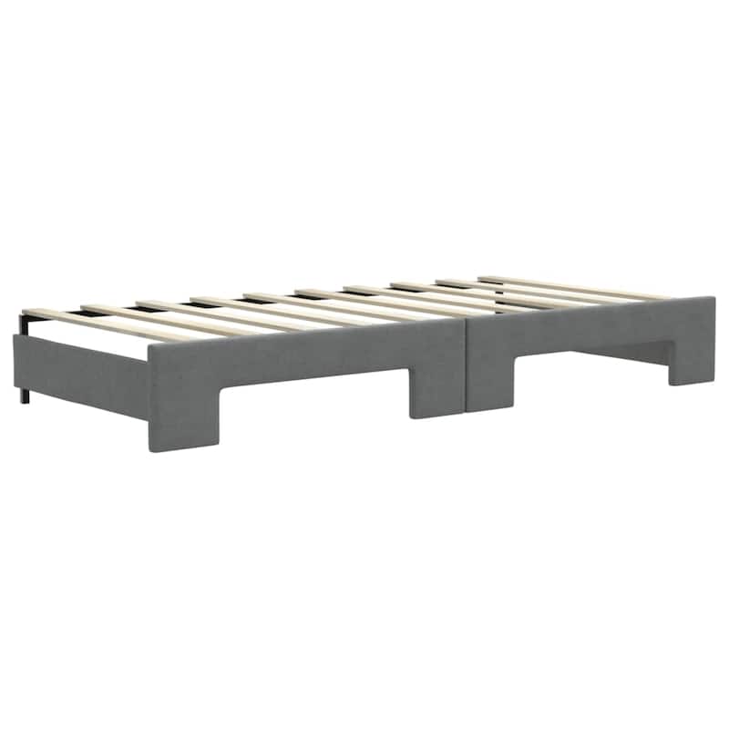 vidaXL Day Bed Upholstered Sleeper Sofa Bed for Bedroom Living Room Fabric