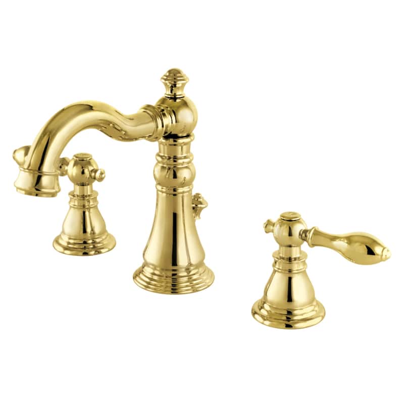 American Classic Widespread Bathroom Faucet - Polished Brass