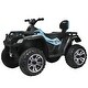 preview thumbnail 20 of 93, Kids 4-Wheeler 24V Ride-On ATV, 4WD with Dual Seats, Soft Brake & LED Lights, Perfect for Big Kids Light Blue